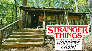 Indian Explores HOPPER’s Cabin Stranger Things Filming Location [upl. by Eerized]