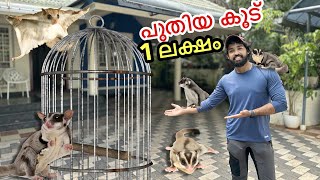 പറക്കുന്ന അണ്ണന് 1 ലക്ഷം രൂപയുടെ കൂട് ഉണ്ടാക്കിയാലോ 😍  Flying Squrial aviary 😍 [upl. by Nileak]