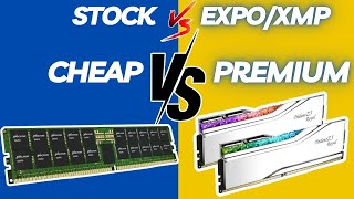 Cheap vs Premium DDR5  Stock vs EXPOXMP Memory Should Gamers Buy OC RAM [upl. by Laurel778]