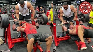 Larry Wheels Training Partner Has A BAD Pec Tear [upl. by Candi]