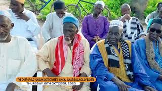 CHIEF OUSMAN GAYE MEETS SINCHU ALHAGIE COUNCIL OF ELDERS [upl. by Mcclelland]