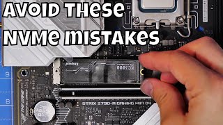 Dont make these mistakes with your NVMe SSD installation  NVMe tips and tricks [upl. by Jeana507]