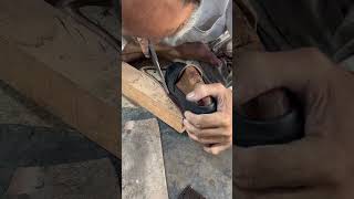 Making penny loafers with high arch custommade bespoke handmade leathercraft diy shorts usa [upl. by Suollecram]