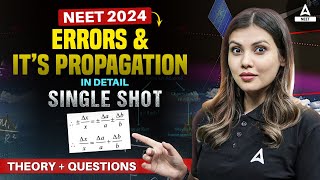 Errors and Its Propagation  Part 1  Units and Measurements  NEET 2024  Tamanna Chaudhary [upl. by Halbert]