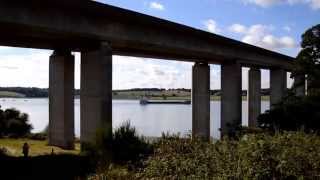 Karla C Passing under Orwell Bridge [upl. by Amando]