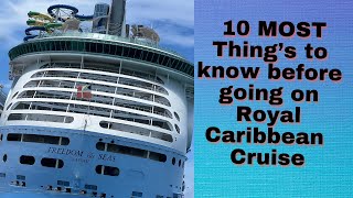 Everything You Want amp Need to Know Before Taking a Cruise Royal Carribean  Cruise Tips amp Guide [upl. by Haidabo272]