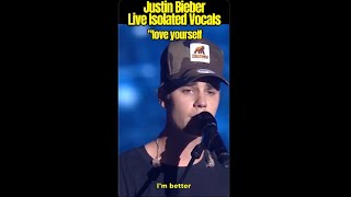 Justin Bieber Live Isolated Vocals quotLove Yourselfquot justinbieber singer loveyourself [upl. by Rehtaeh]