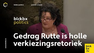 Caroline van der Plas beschuldigt Mark Rutte van holle verkiezingsretoriek [upl. by Adnoryt395]