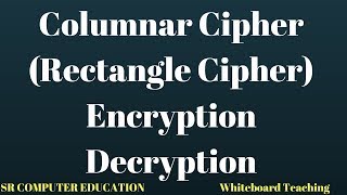 Columnar Cipher Encryption and Decryption [upl. by Ylenaj]