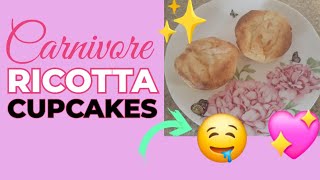 The Best Ricotta Keto Carnivore Cupcakes For Egg Fasting [upl. by Thema]