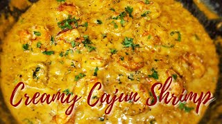 Creamy Cajun Shrimp  Quick amp Easy [upl. by Eesdnyl631]