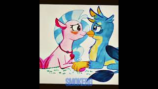 Spike x Rarity Gallus x Silverstream mlp [upl. by Raknahs]