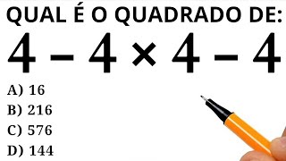 MATEMÁTICA BÁSICA  QUANTO VALE A EXPRESSÃO❓ [upl. by Alletse]