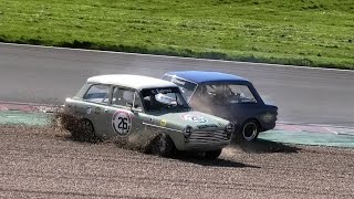 Donington Park  Crash and Action  BARC Weekend  March 2024 [upl. by Birch]