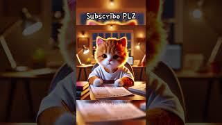 Perfect Exam cat catcute catvideos cute cutecat funny kitten [upl. by Ytoc]