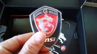 Unboxing Placa mãe MSI B85G43 GAMING LGA 1150 p Intel [upl. by Nylkoorb]