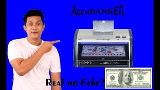 How to detect counterfeit USbills AccuBANKER LED420  LED430 [upl. by Devon]