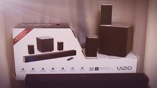 Vizio SB3251EO Sound Bar Unboxing and Demo [upl. by Sokim]