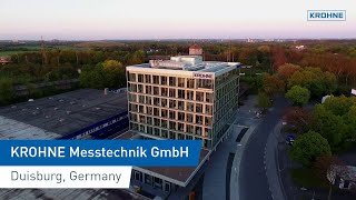 Unternehmenstour KROHNE Messtechnik in Duisburg Deutschland  KROHNE [upl. by Neal291]