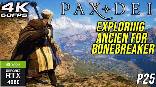 Pax Dei Exploring Ancien For Bonebreaker RTX 4080 4K Solo Gameplay P25 [upl. by Gregoor]