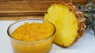 Como hacer MERMELADA DE PIÑA NATURAL CASERA Receta fácil y muy rica [upl. by Suez]