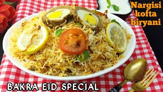 Bakra Eid special nargisi kofta biryani 2022 ll Eid special biryani recipe ll Nargisi kofta recipe [upl. by Enad]