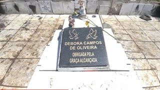 SEPULTURA DA DEBORA DE CAMPOS  CEMITÉRIO VILA FORMOSA [upl. by Capps]