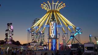 North Brunswick Youth Sports Festival 2024 Carnival RidesMidway [upl. by Enar]