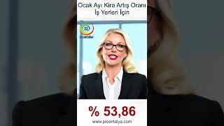 Ocak 2024 İş Yerleri Kira Artış Tüfe Oranı Belirlendi Proantalya [upl. by Aiello795]