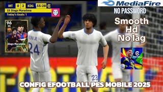 CONFIG EFOOTBALL PES MOBILE 2025 SUPERB  FIX LAG  NO PASSWORD  BY CUMI TV [upl. by Yolanda]