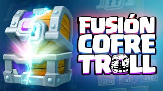 FUSION DE COFRES Cofre Gigante y Cofre Épico  Clash Royale [upl. by Lucky]