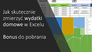 Jak skutecznie zmierzyć wydatki domowe w Excelu Bonus do pobrania [upl. by Tolkan294]