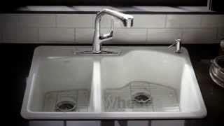 Kohler Kitchen Products  Wheatland™ Cast Iron Sink [upl. by Valda]