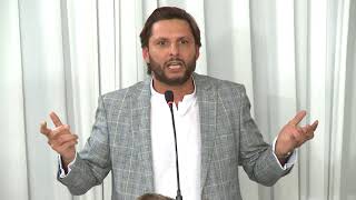 Shahid Afridi Talk  REVIVING KARACHI DINNER [upl. by Joell]