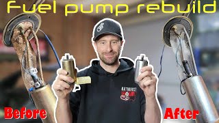 AW11 MR2 Fuel pump replacement and sandblasting [upl. by Fineman]