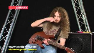 Guthrie Govan  Robben Ford Guitar Sound  Guitar Tips Licklibrary [upl. by Nol]