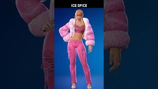 NEW Ice Spice Skin in Fortnite  All Styles [upl. by Aisiram331]