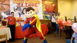 Shakeys Mascot Dancing [upl. by Tellford]