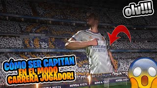 COMO SER CAPITAN EN EL MODO CARRERA JUGADOR FIFA 22 [upl. by Acinomahs]