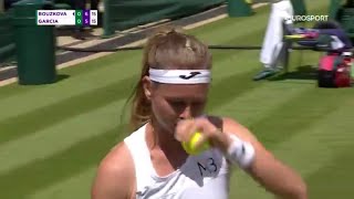 Caroline García vs Marie Bouzkova Wimbledon Quarterfinals Coverage [upl. by Colas]