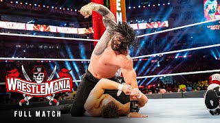 FULL MATCH — Roman Reigns vs Edge vs Daniel Bryan — Universal Championship Match WrestleMania 37 [upl. by Eihs777]