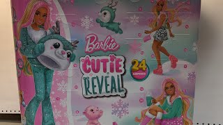 Barbie Cutie Reveal Advent Calendar WOOT [upl. by Ahsek]