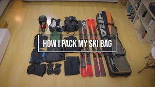 Before departure How to pack your ski bag [upl. by Milewski764]