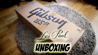 Gibson Les Paul Tribute Unboxing  2018 Model [upl. by Ellehcem]