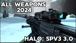 Halo SPV3 All Weapons Showcase 2024 Updated [upl. by Andeee]