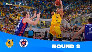 Gran Canaria edges Bahcesehir after a thrillng headtohead  R3 Highlights  202425 BKT EuroCup [upl. by Mccready]