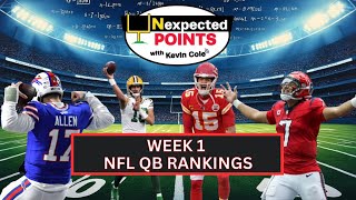 WEEK 1 NFL QUARTERBACK RANKINGS [upl. by Kaitlin]