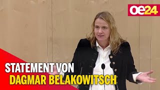 NationalratSondersitzung Statement von Dagmar Belakowitsch [upl. by Lemkul]