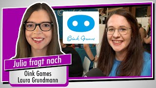 OINK GAMES  Laura Grundmann im Interview  Spiel doch mal [upl. by Yenatirb]