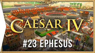 Caesar IV ► 100 Culture on Mission 23 amp Ephesus  Classic Citybuilding HD Campaign Gameplay [upl. by Nyledam]